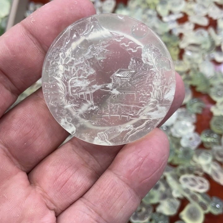 蛇纹石玉合金颈饰