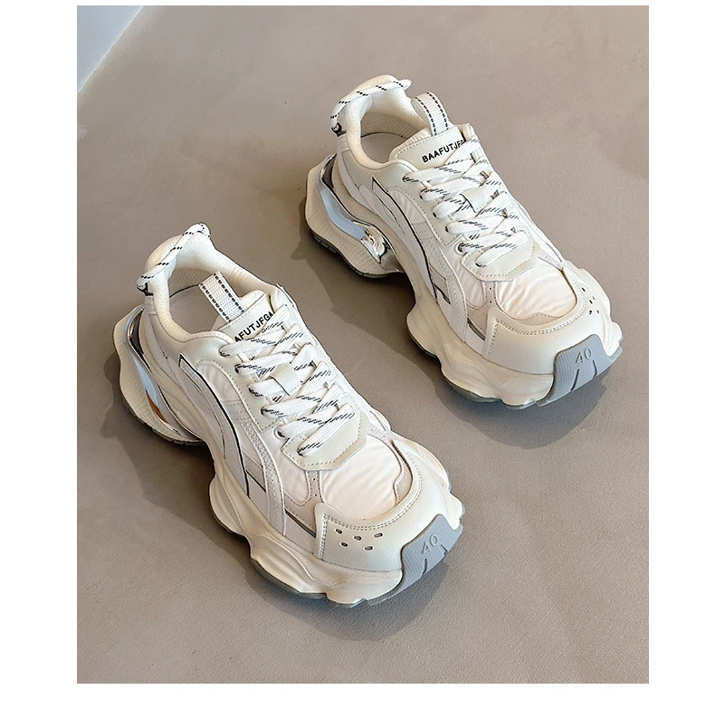 2026早春潮鞋新款老爹鞋女厚底增高潮流透气高街网红休闲运动鞋