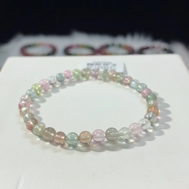 碧玺手链未镶嵌5.2mm±