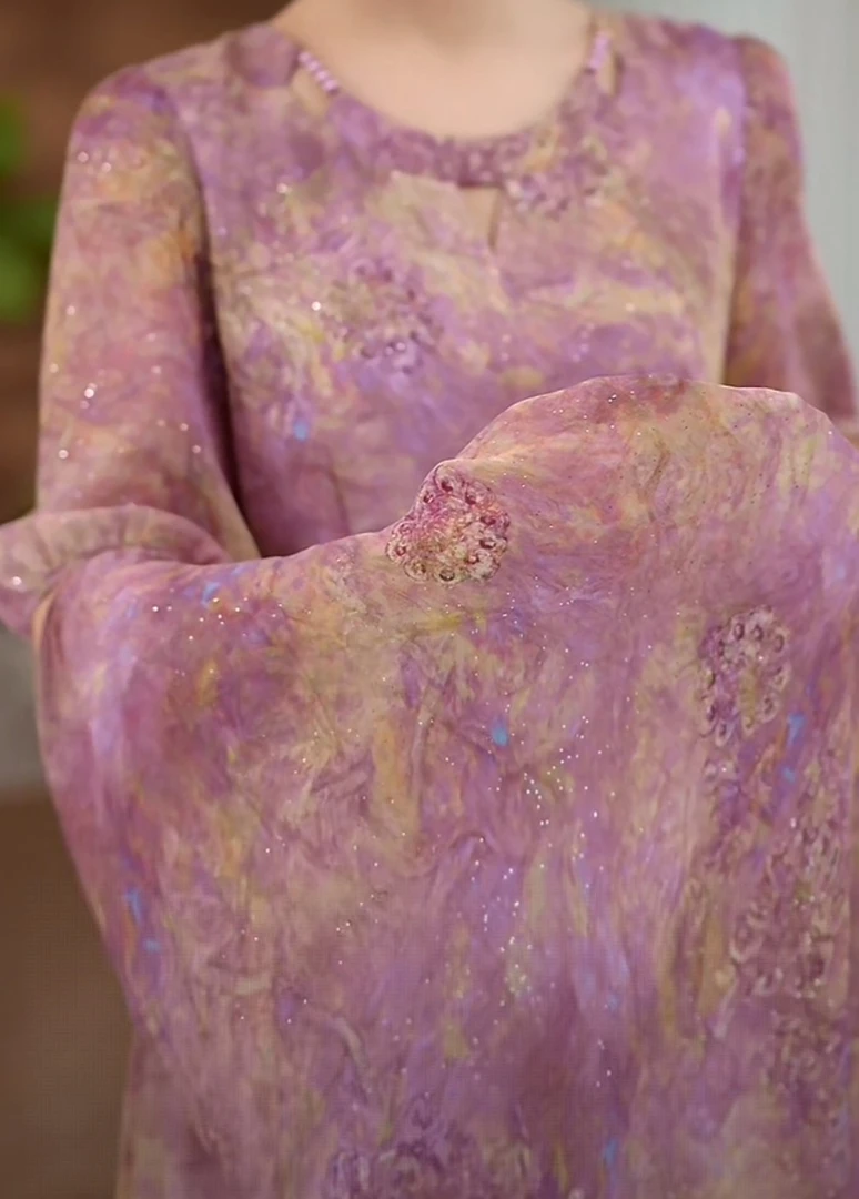 HW-【胭脂粉黛】2025夏季新款时尚气质连衣裙