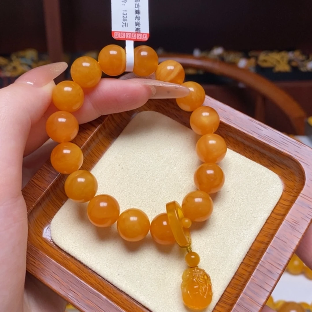 【闪购商品】蜜蜡手链未镶嵌手串