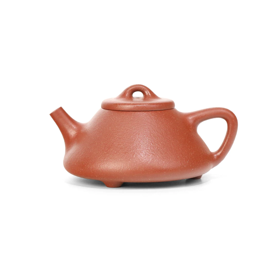 JXH子冶石瓢壶180cc绝红降坡泥泡茶专用茶具茶道用具紫砂壶大品