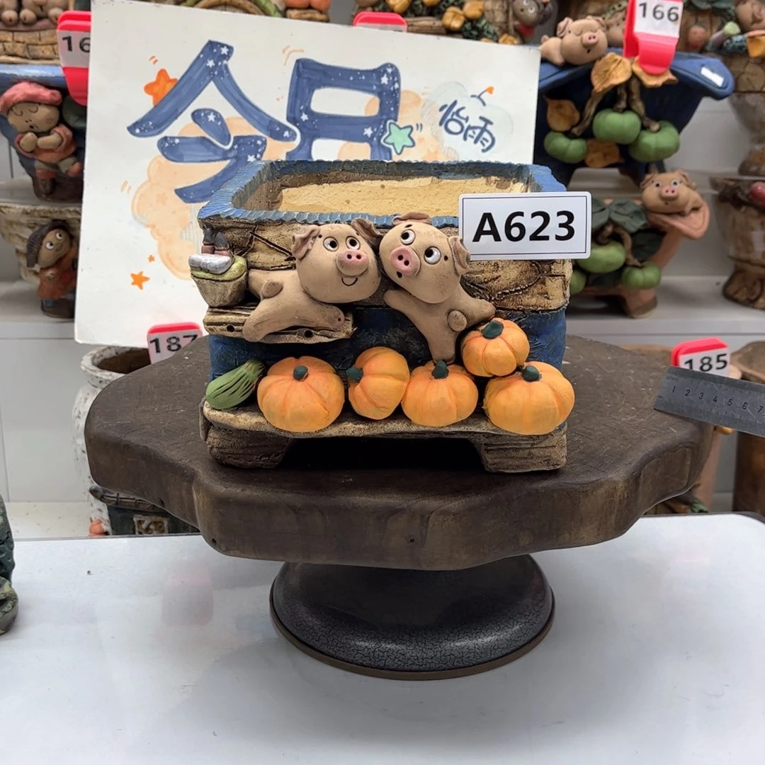 红陶用****5花盆623粗陶6365