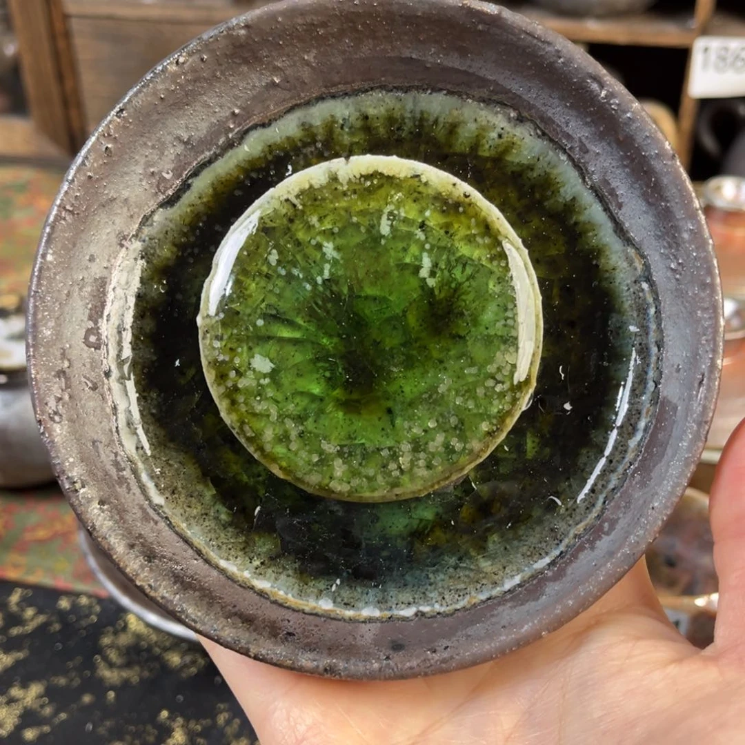 杯～*然柴烧茶器铁胎壶承