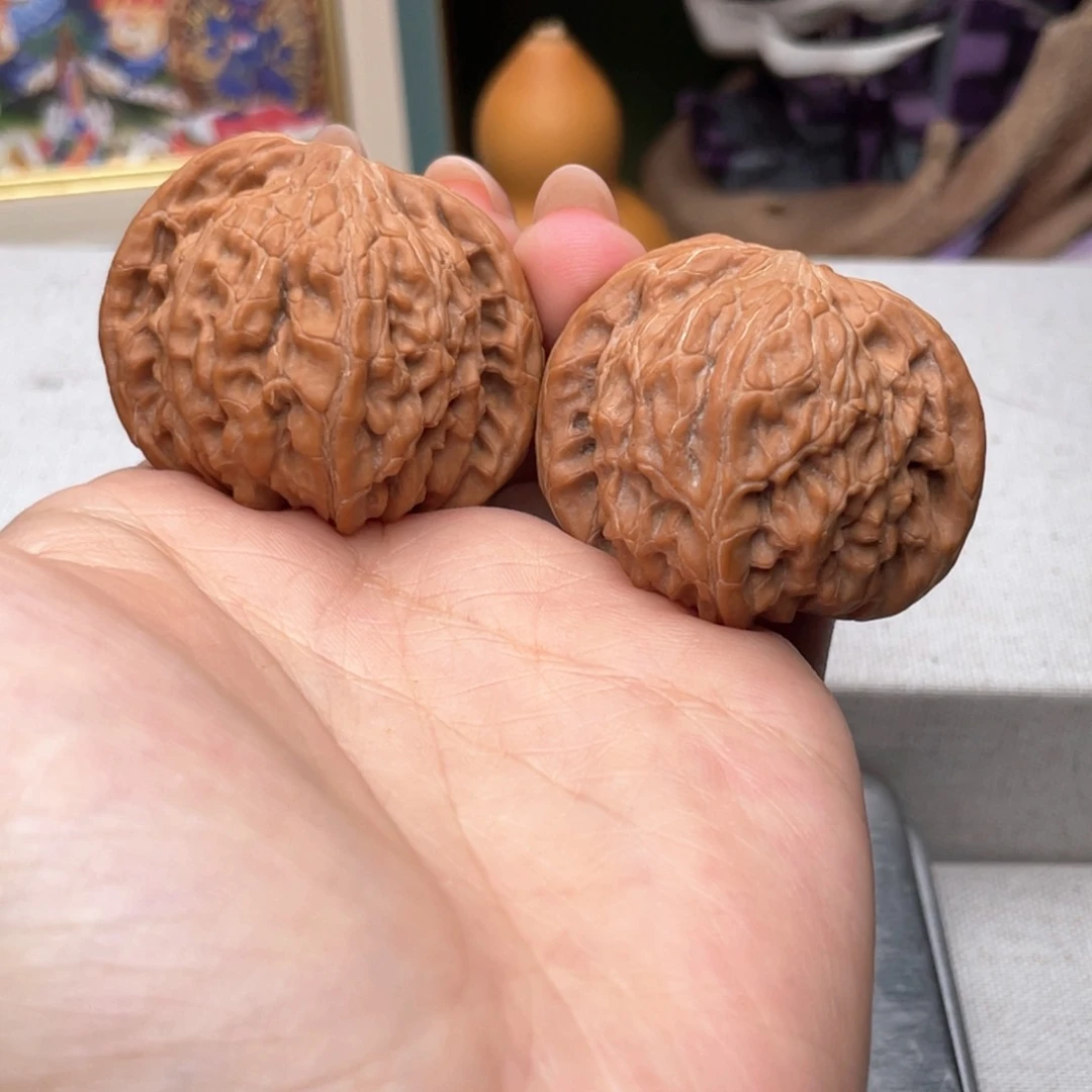 把件文玩核桃山地磨盘39尺03号