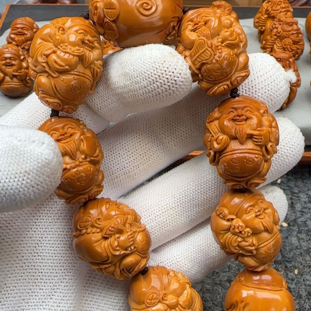 吊坠橄榄核财神呀呀