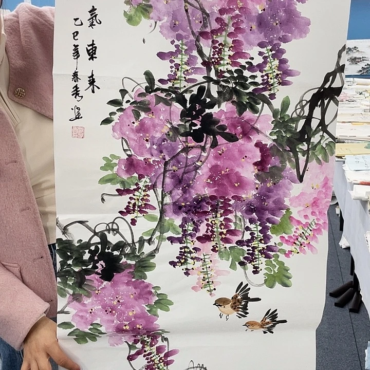 国画纯手绘国画作品