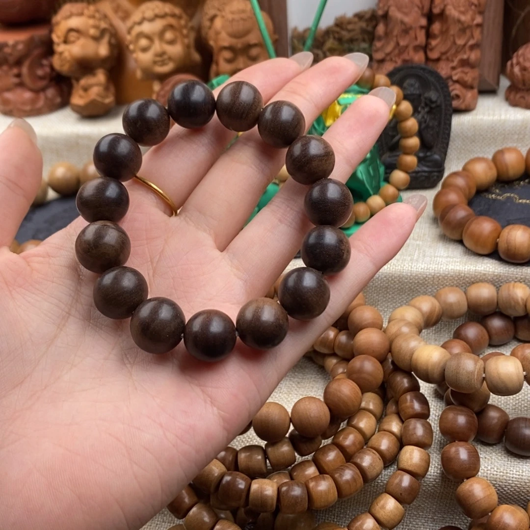 B***a手串/手链檀香木印度正区迈索尔，老山檀香，奶香1.4沉水
