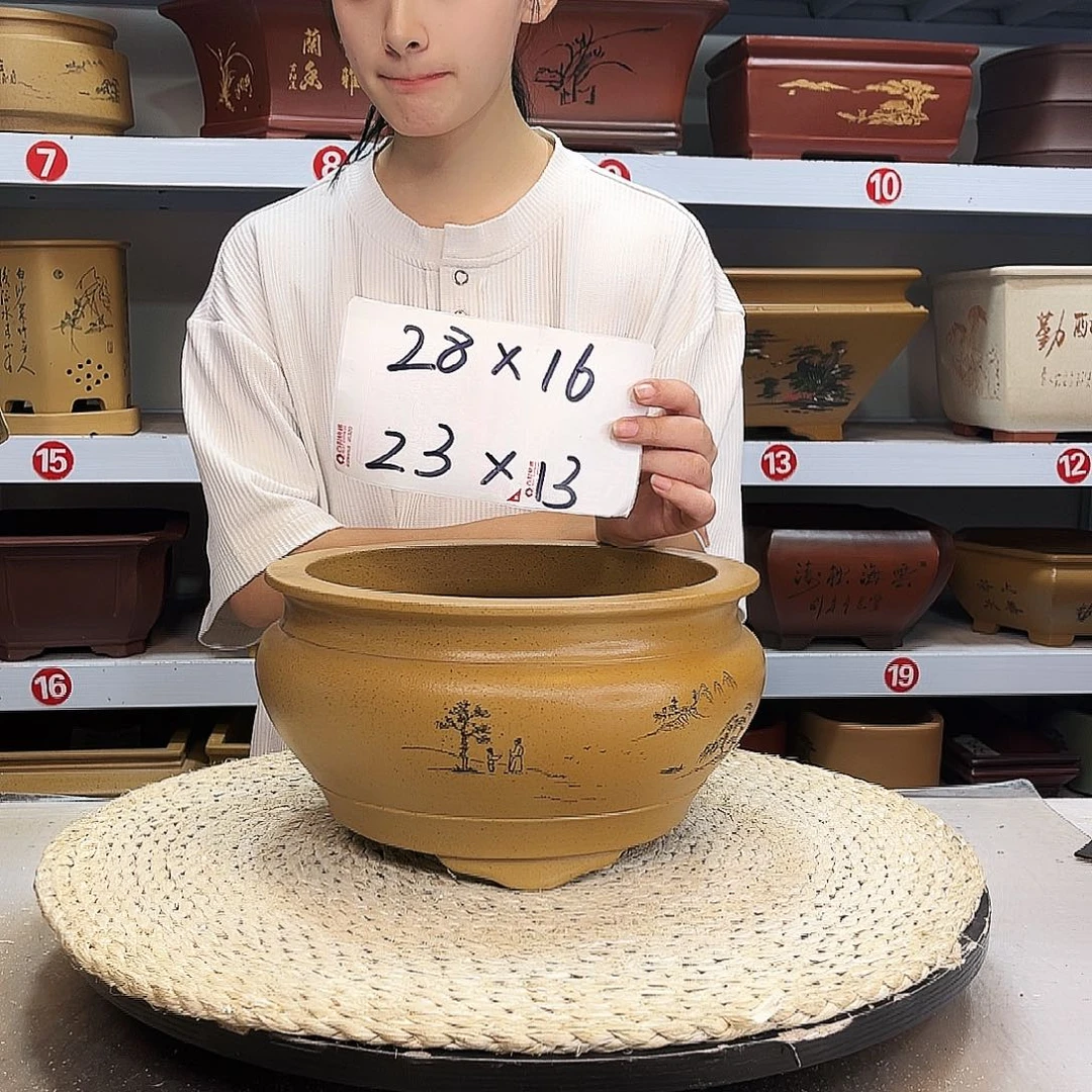 紫砂花盆紫砂花盆