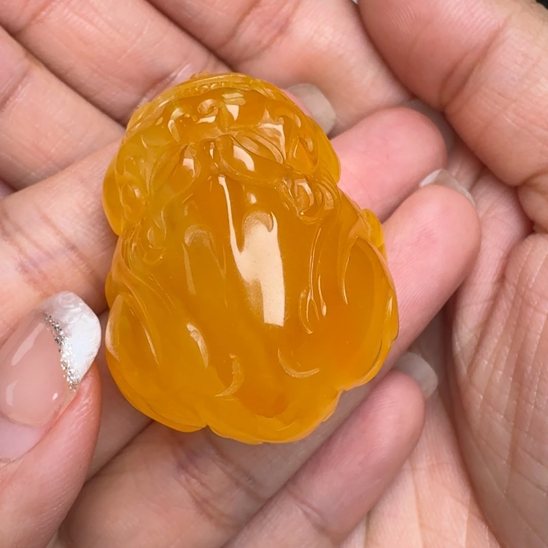 蜜蜡未镶嵌项链无优化无烤色无补胶无覆膜无辐照无煮蜜