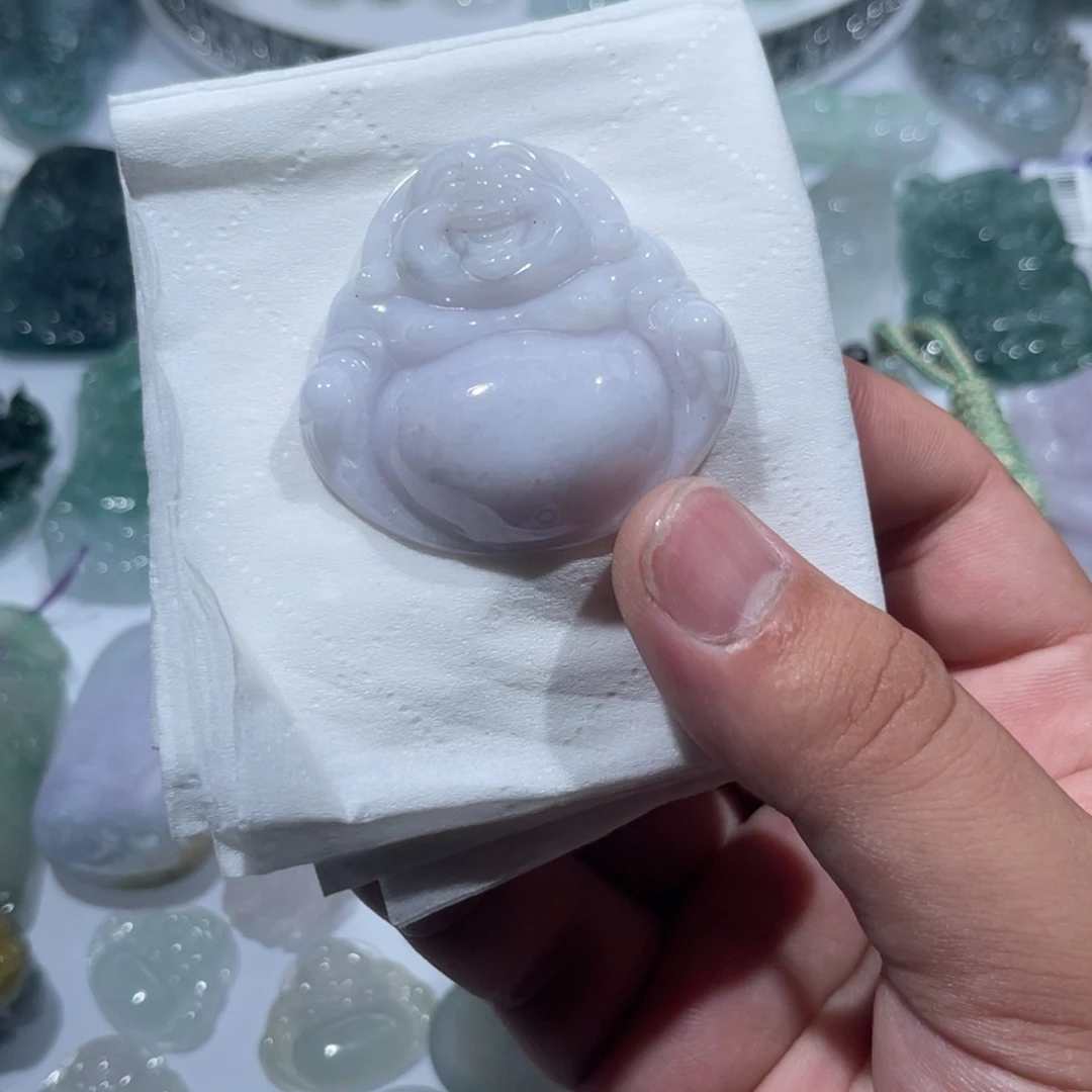 颈饰未镶嵌翡翠天然