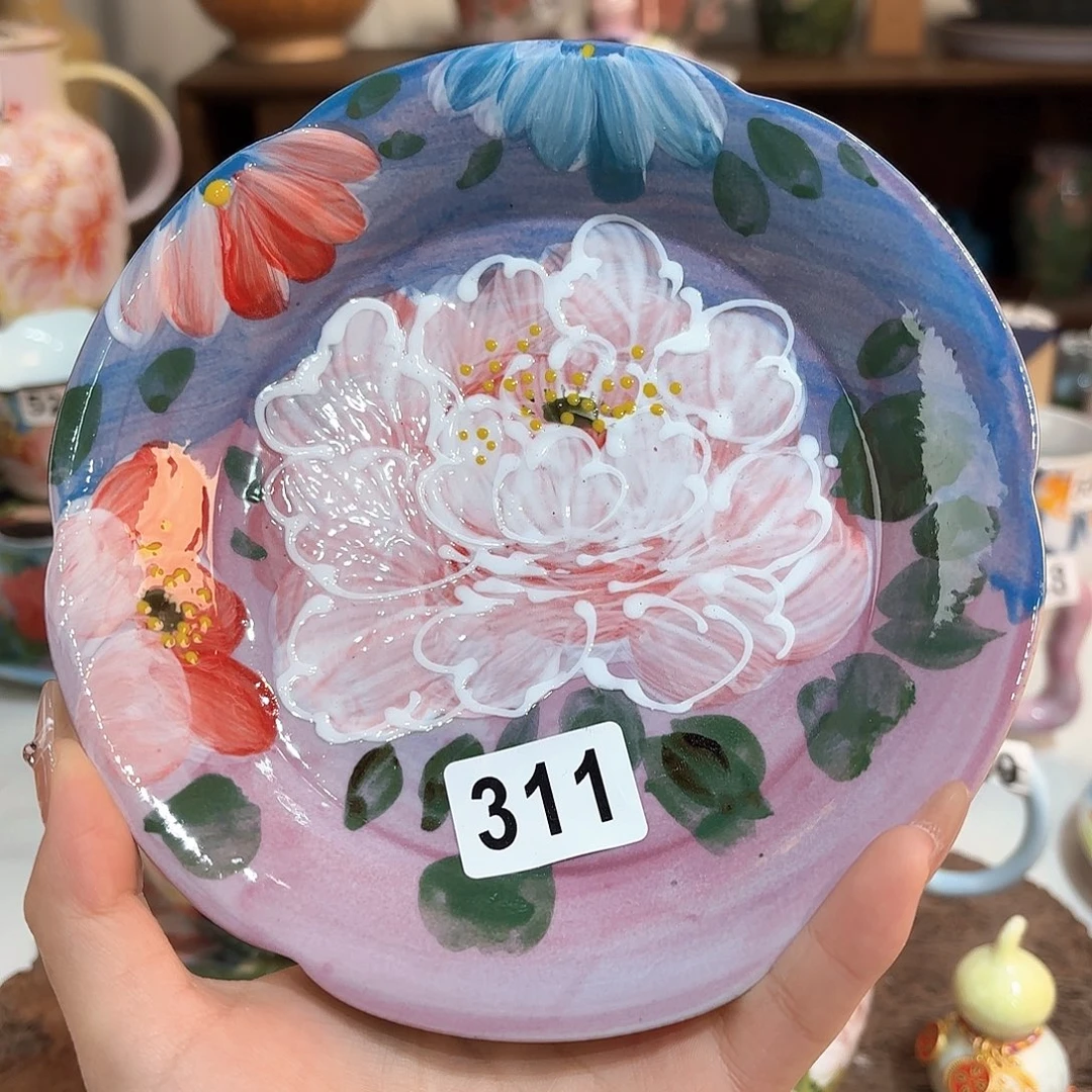 景德镇手绘高温釉下彩陶瓷茶具