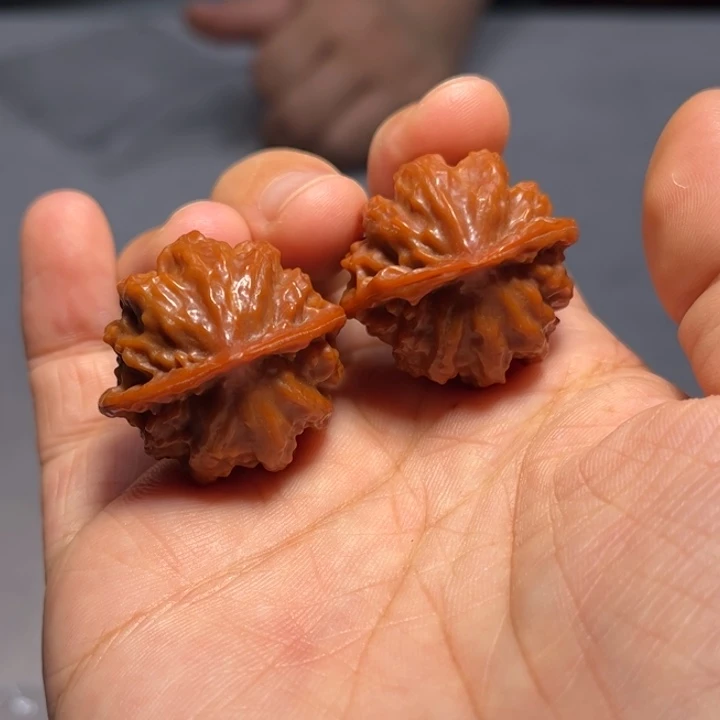 把件文玩核桃标准八棱5174