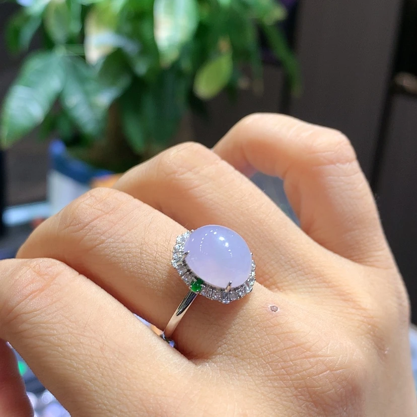 【闪购商品】翡翠吊坠(不含链)18K金镶嵌摘*?