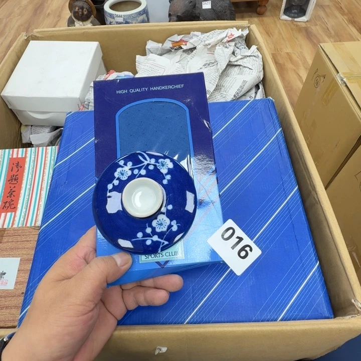 瓷片幸**草工艺品摆件瓷器摆件正能量