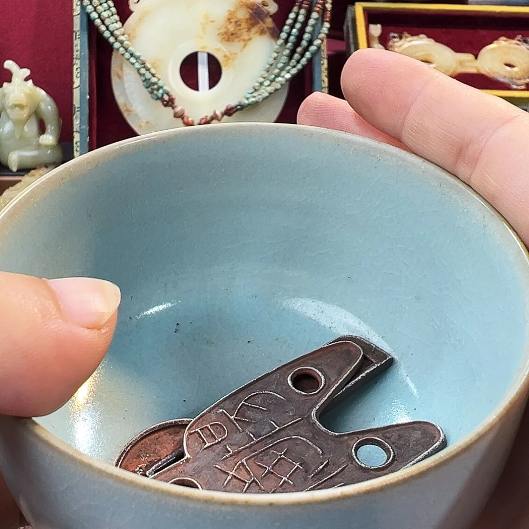 迷***哥瓷片五大名窑瓷器摆件瓷片