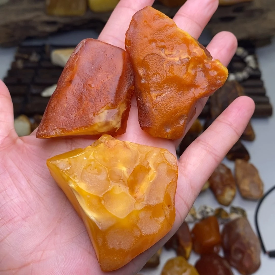 定制蜜蜡梵**生天然蜜蜡乌料