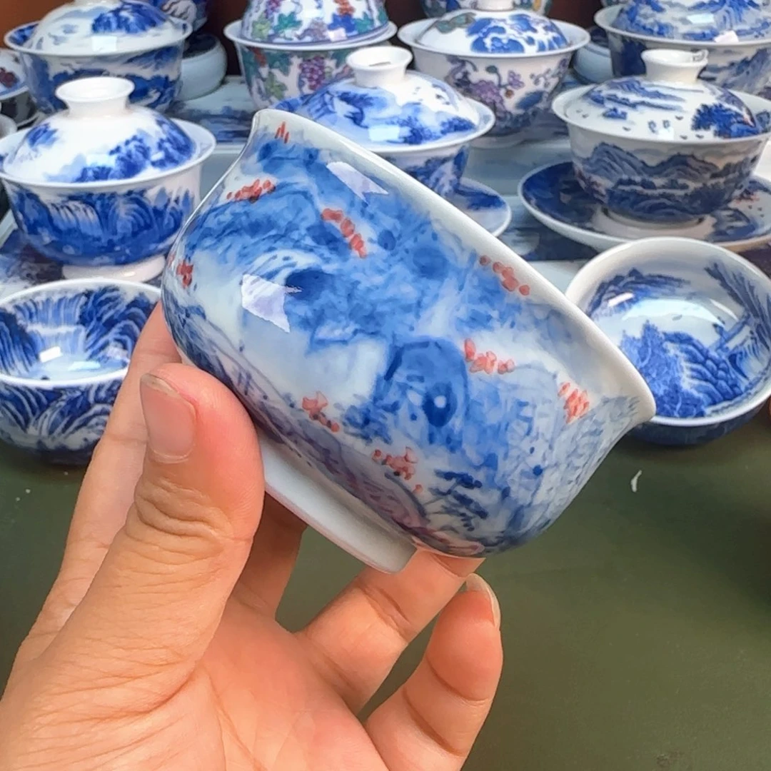 景德镇纯手绘茶具圆圆227