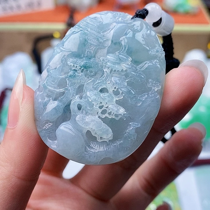 颈饰未镶嵌翡翠翡翠