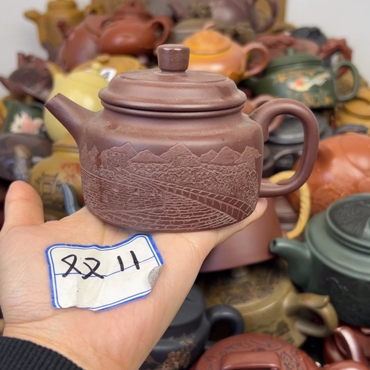 紫砂茶壶壶嘴破了