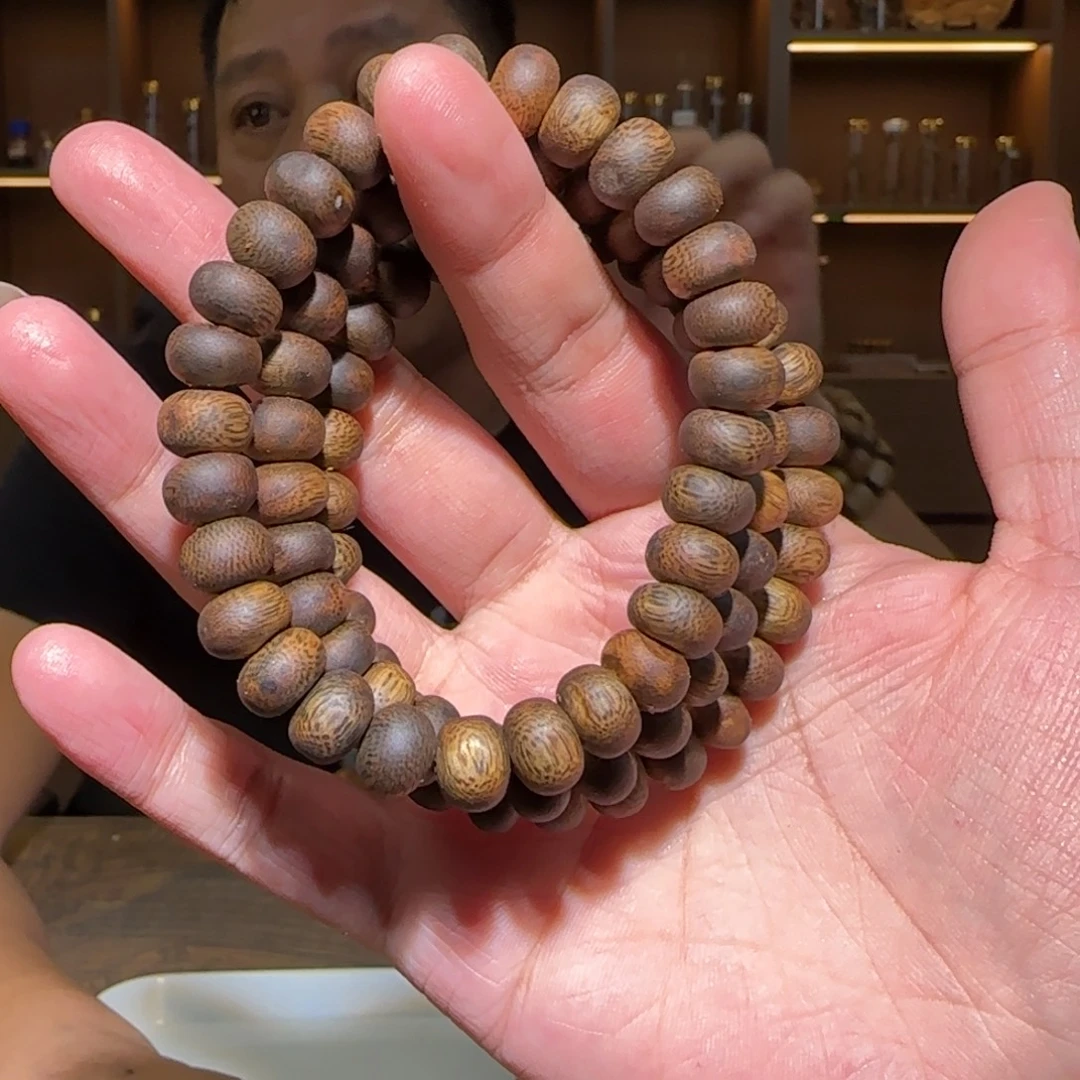 手串沉香单圈乌身虫漏1.0/9g多样性发一条