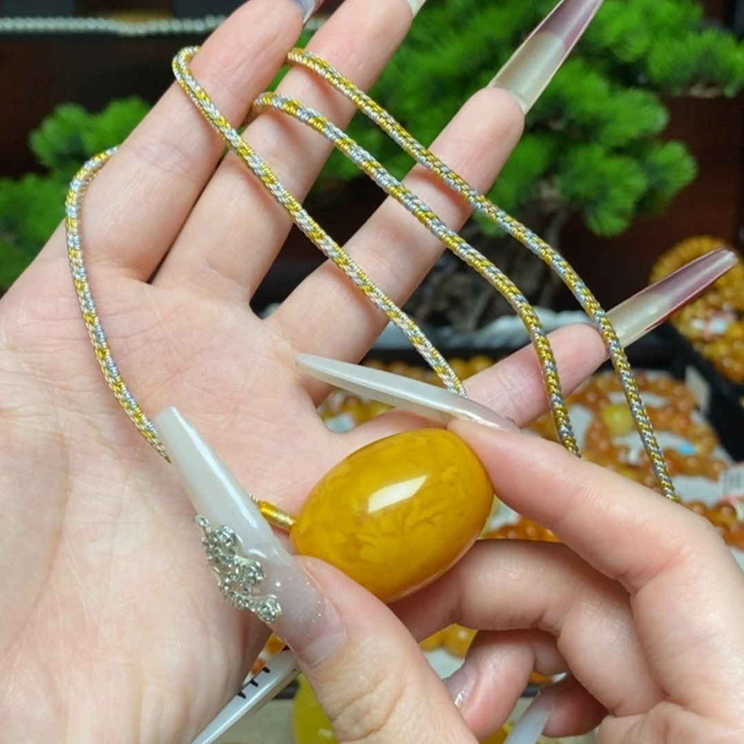 【闪购商品】蜜蜡颈饰未镶嵌定制项链