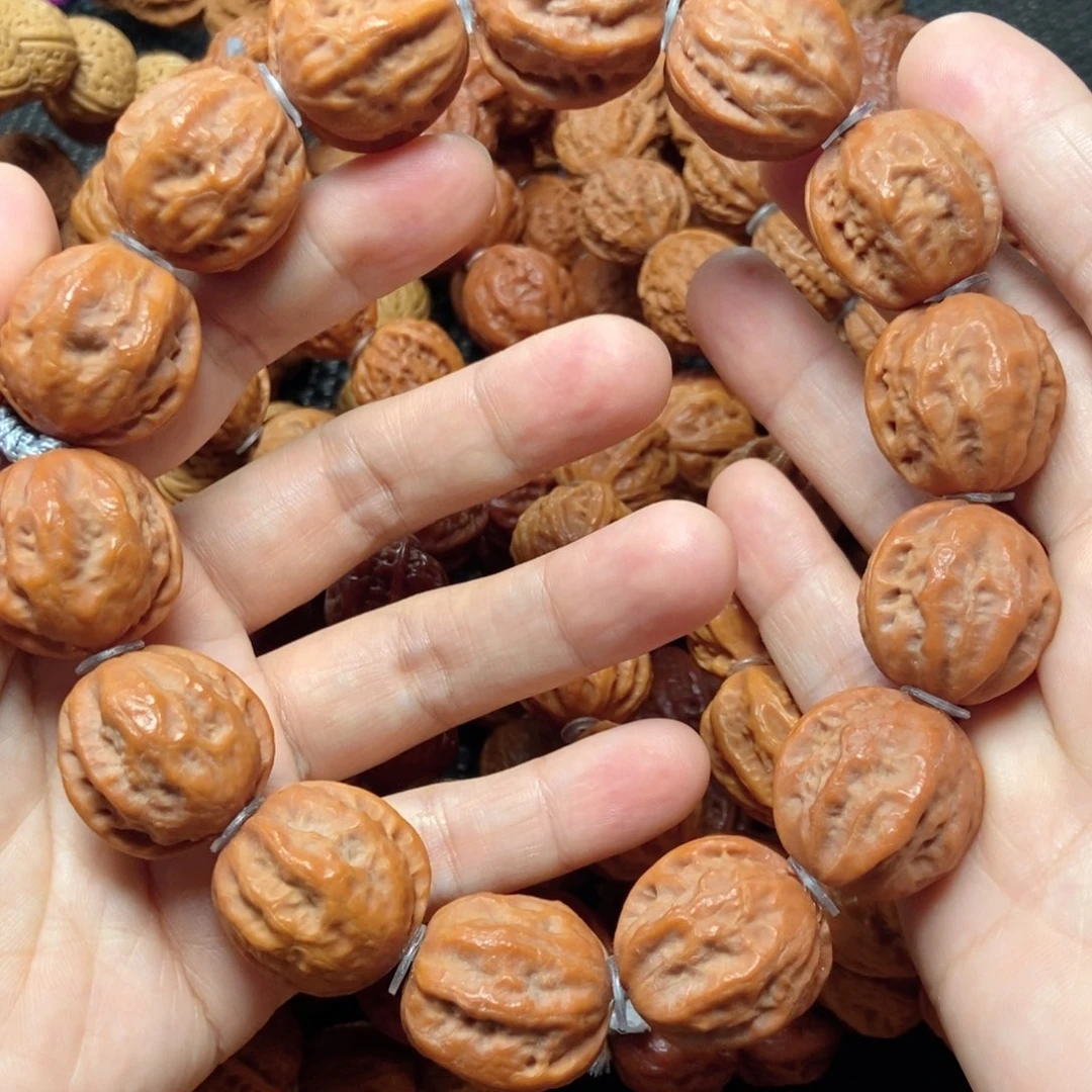 桃核手串龙脊手串