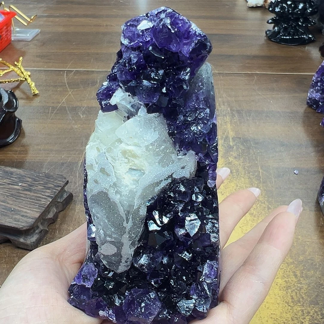 摆件紫晶未镶嵌紫晶