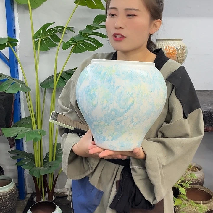 16×26 -粗陶花盆有孔