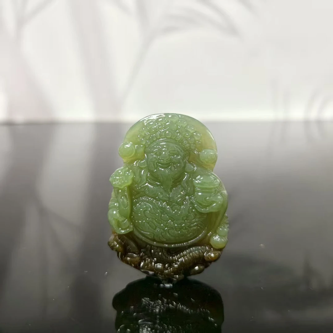 Z和田玉财神吊坠0249