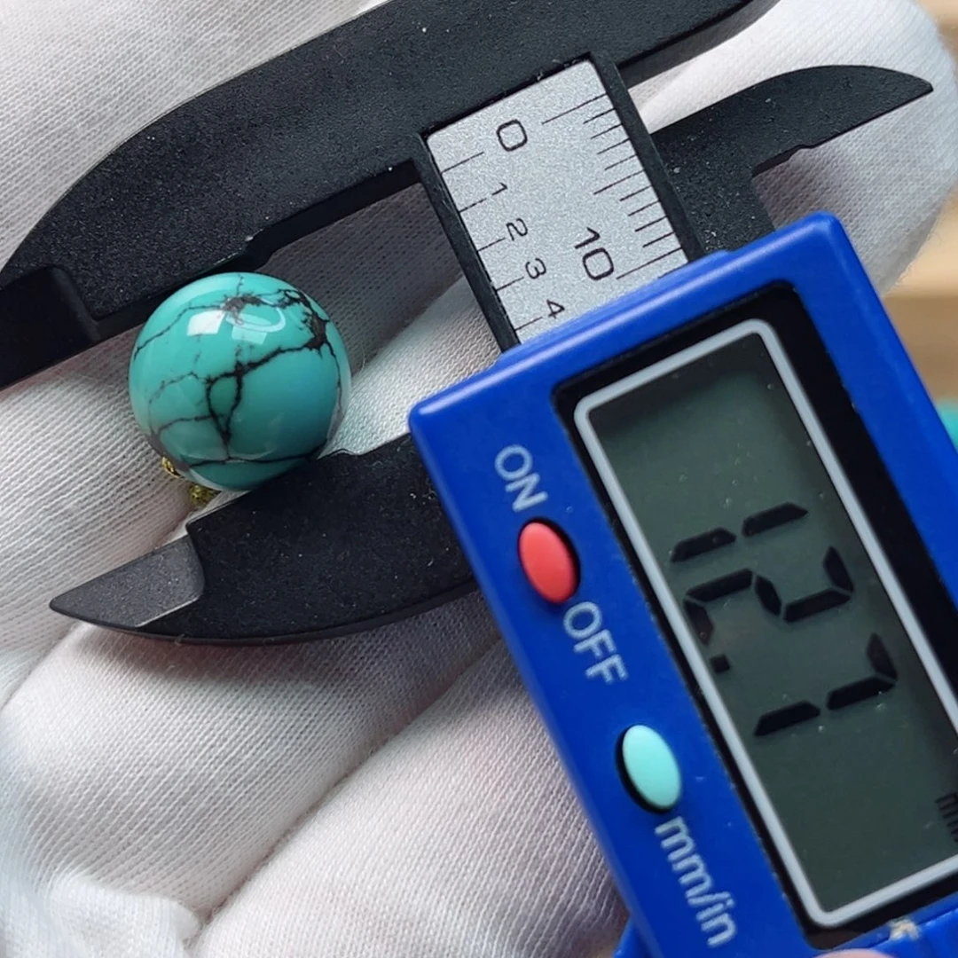 绿松石未镶嵌圆珠