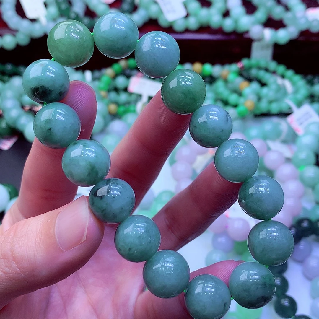 翡翠未镶嵌毛衣链