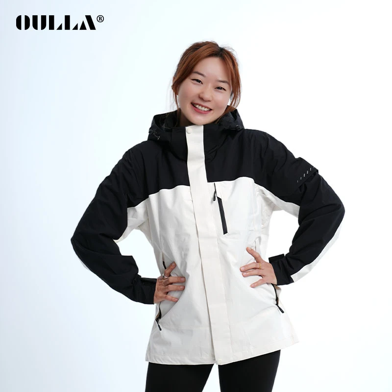 OULLA【官方】男女同款运动户外软壳舒适防风休闲外套66A168