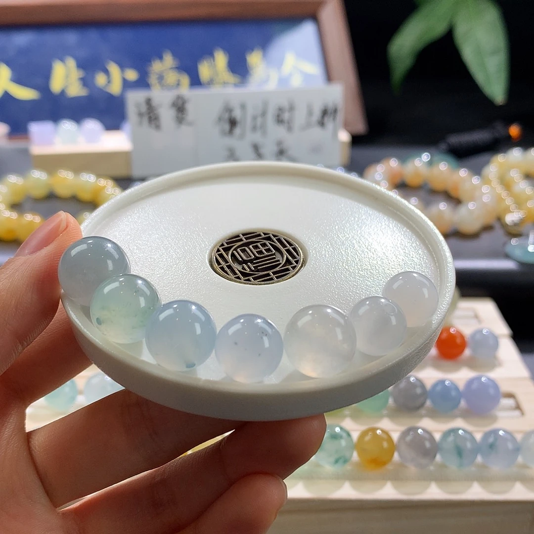 翡翠散珠翡翠珠子800-1500