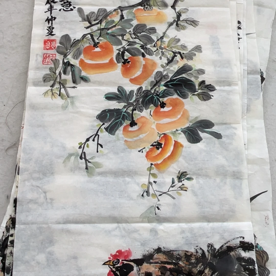 国画郭春锦老师绘画