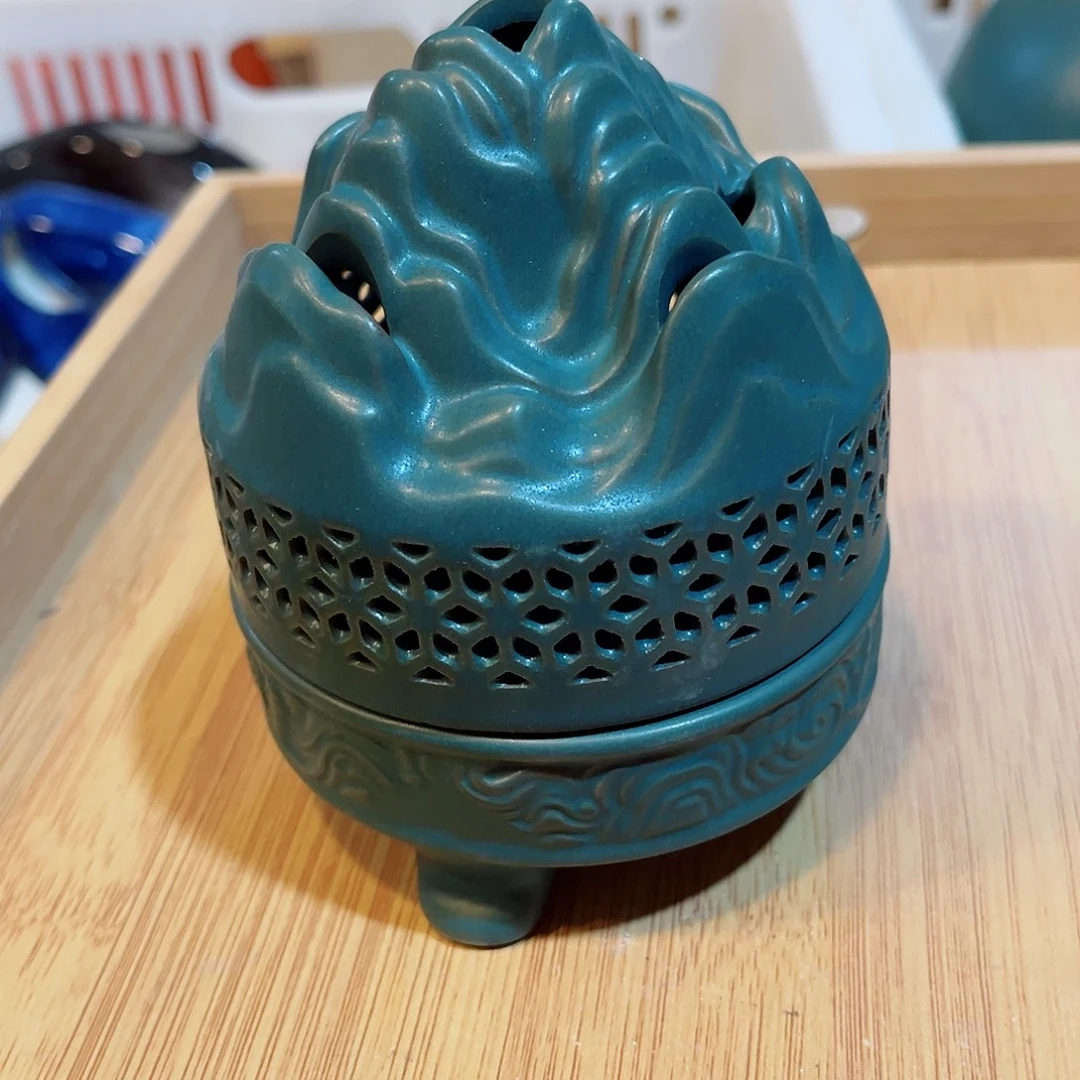 陶瓷香炉茶具摆件