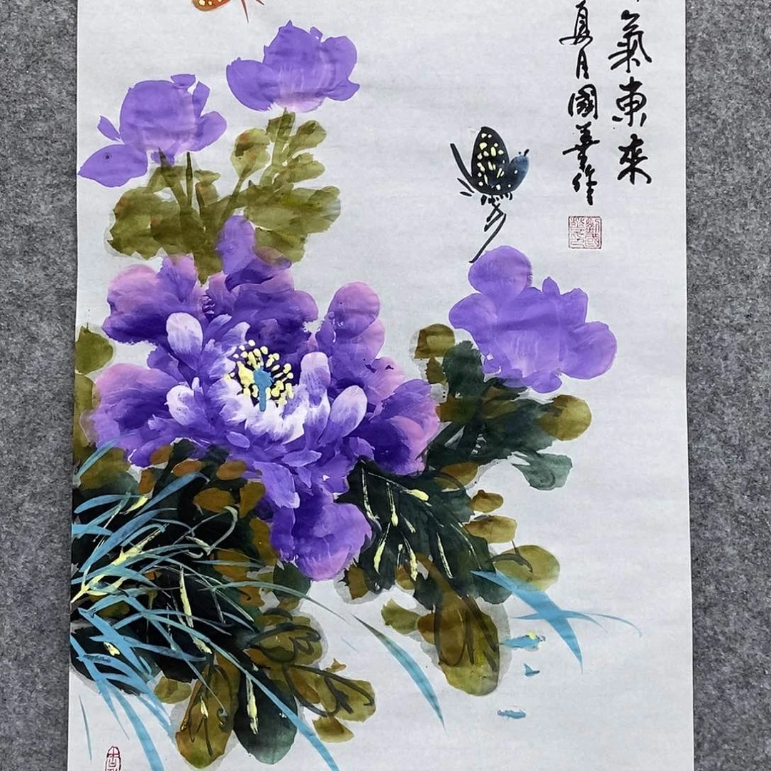 国画刘国华手绘作品111