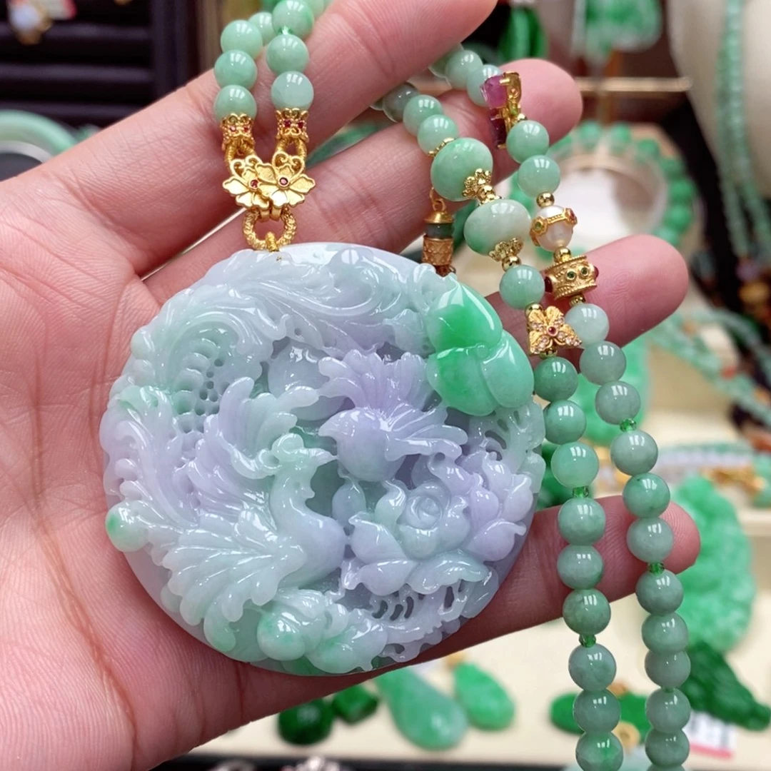 颈饰未镶嵌翡翠羲****耀翡翠吊坠