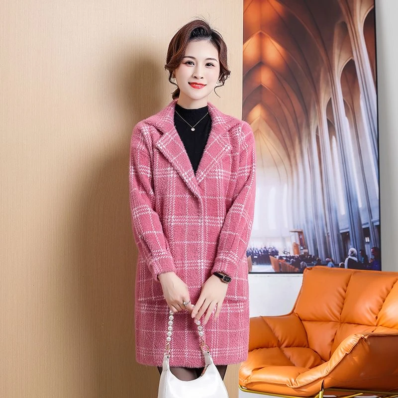 Y806秋冬季气质百搭大衣外套女