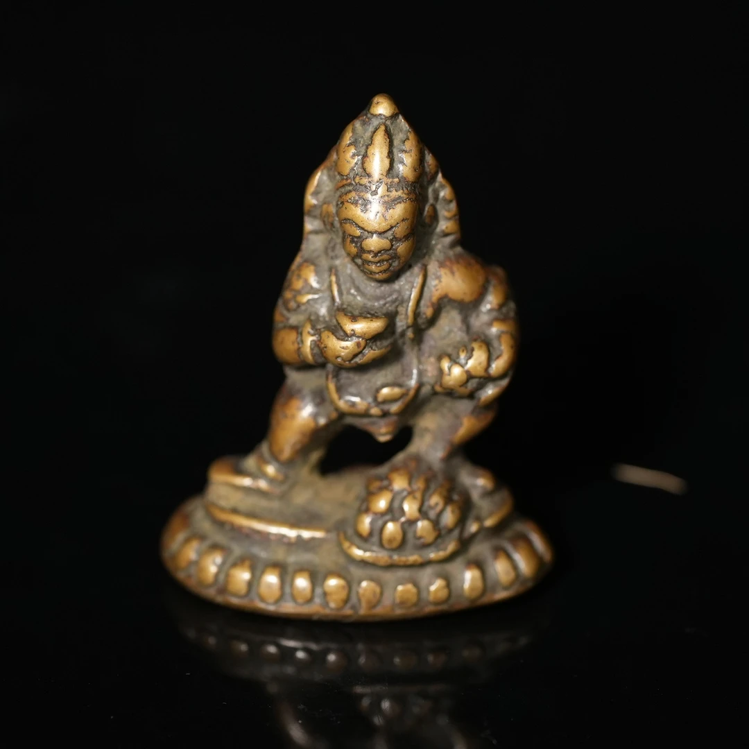 十九世纪铜财神像【古珠精选】AABS250609006