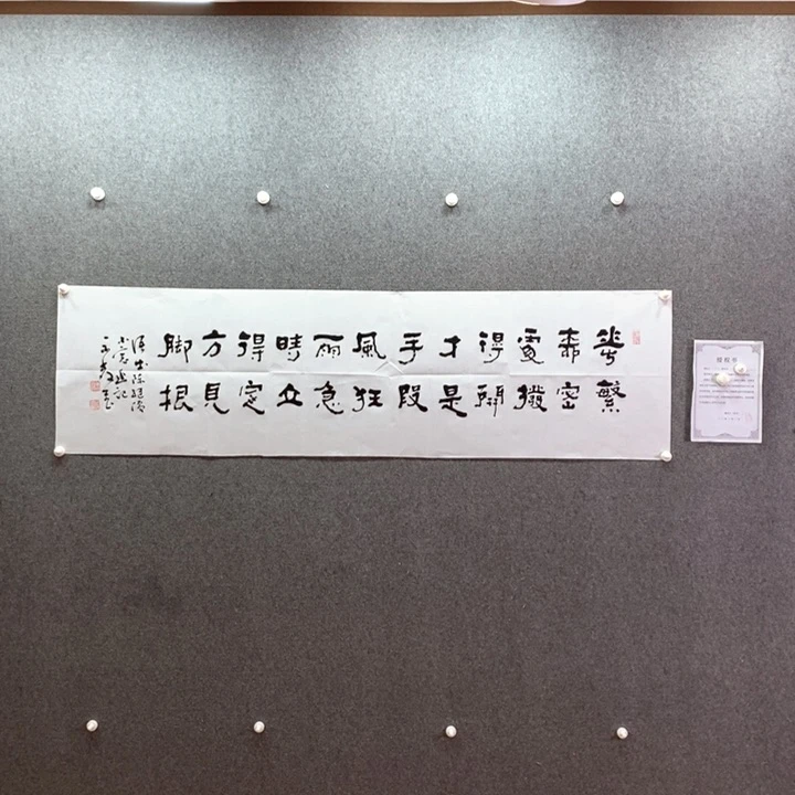 书法书法作品多次参加