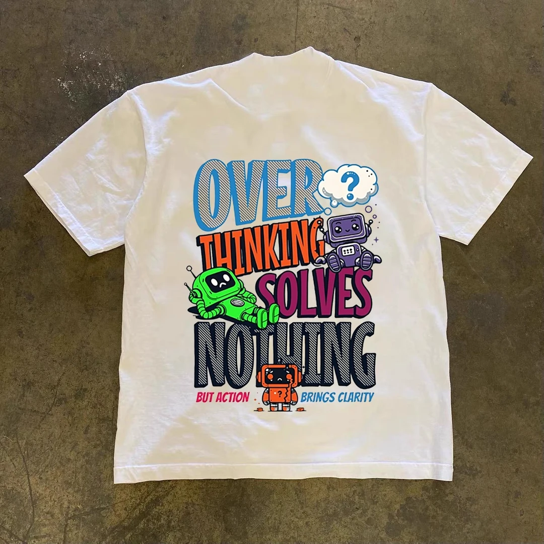 男生衣服短袖痞帅慵懒风男装美式t恤男士潮牌高街夏季痞帅上衣服