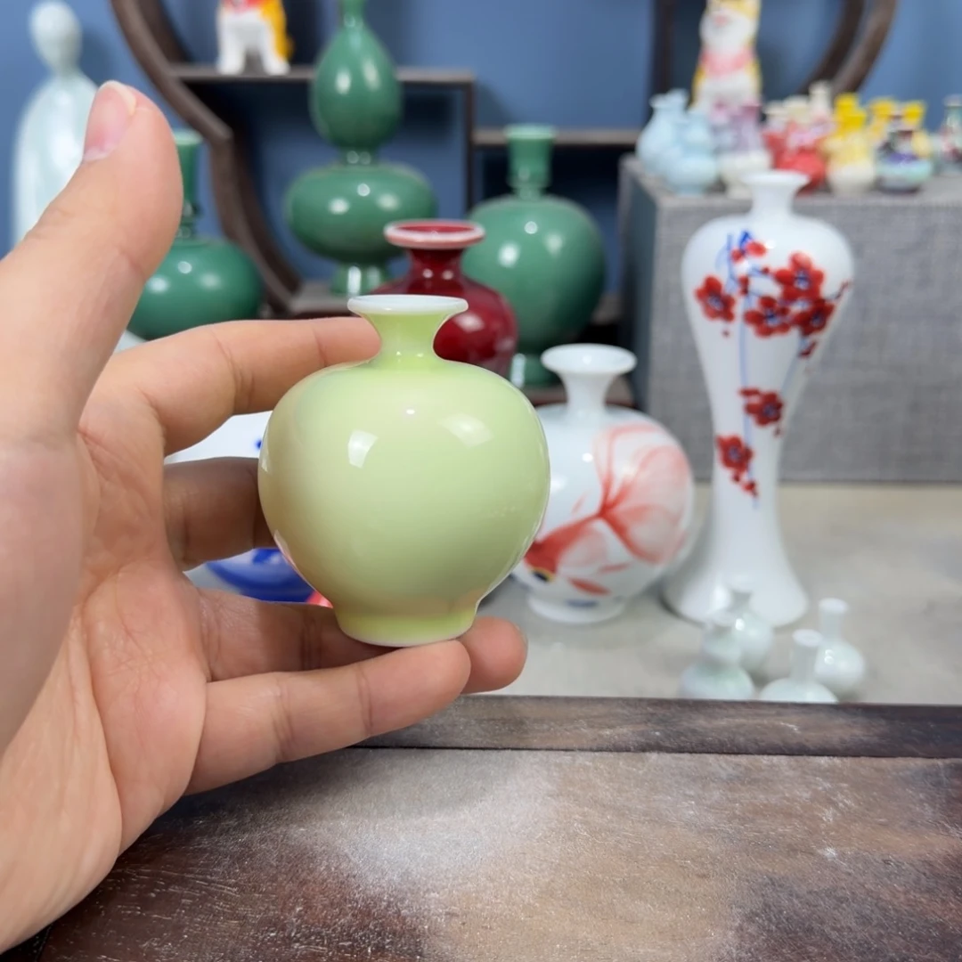 陶瓷手工小花器摆件