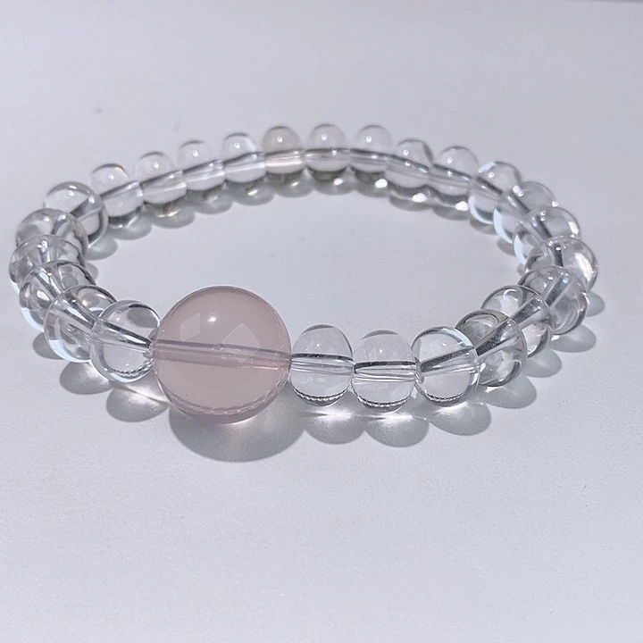 水晶无未镶嵌白水晶苹果珠