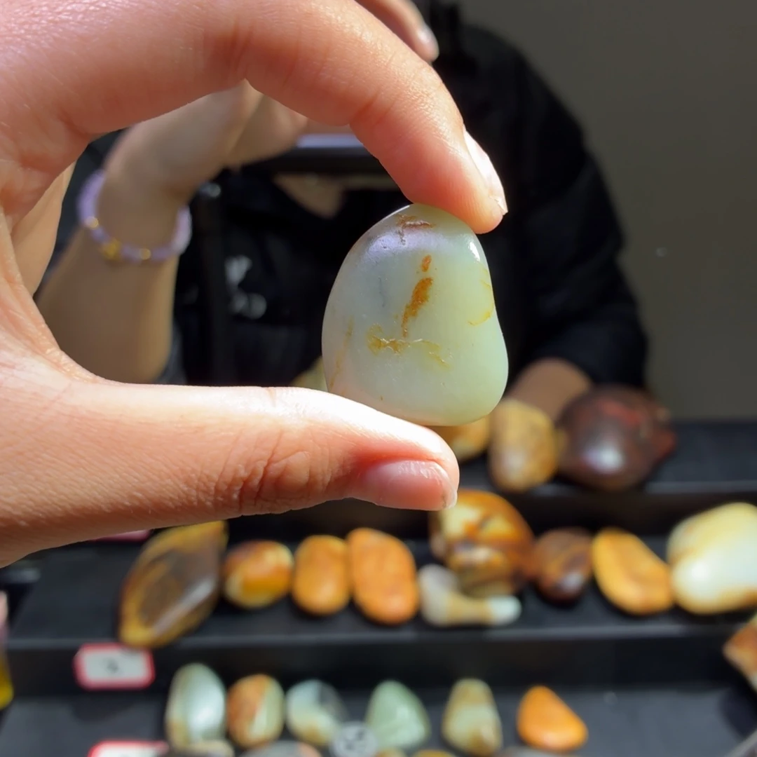 和田玉未镶嵌挂件17