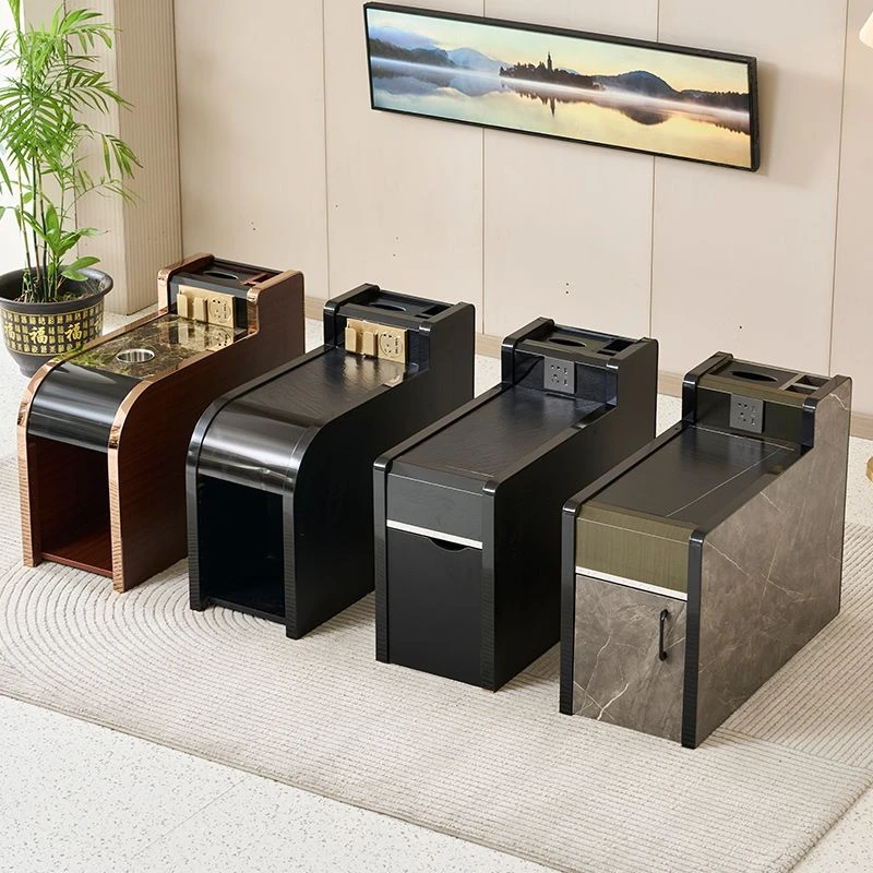 足疗小茶几足浴沙发茶几柜简约经济型美甲边角桑拿按摩洗脚柜美容