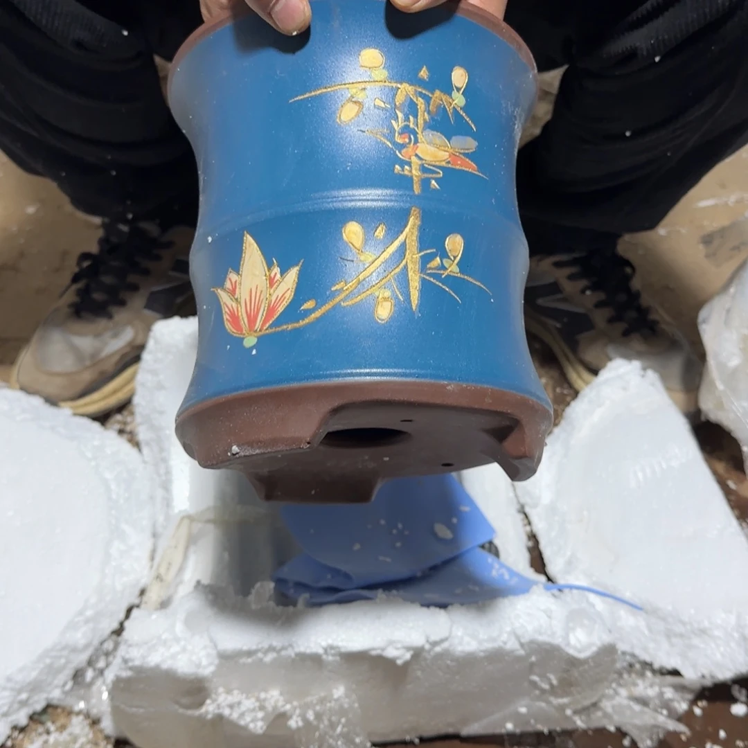 紫砂花盆口径16.18口径