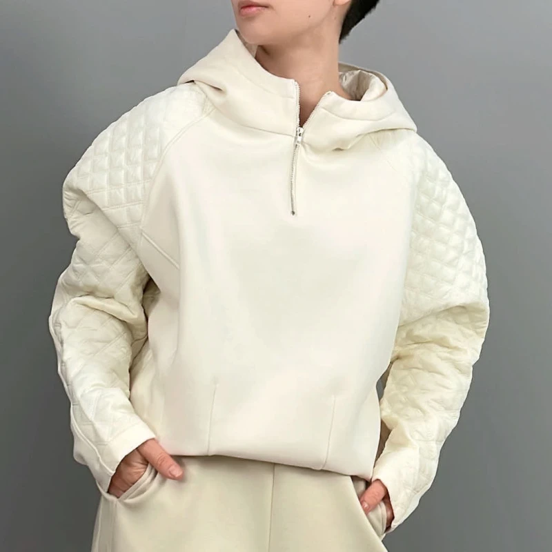 『天真』复古复古百搭休闲运动时尚套头连帽卫衣-P1W7138