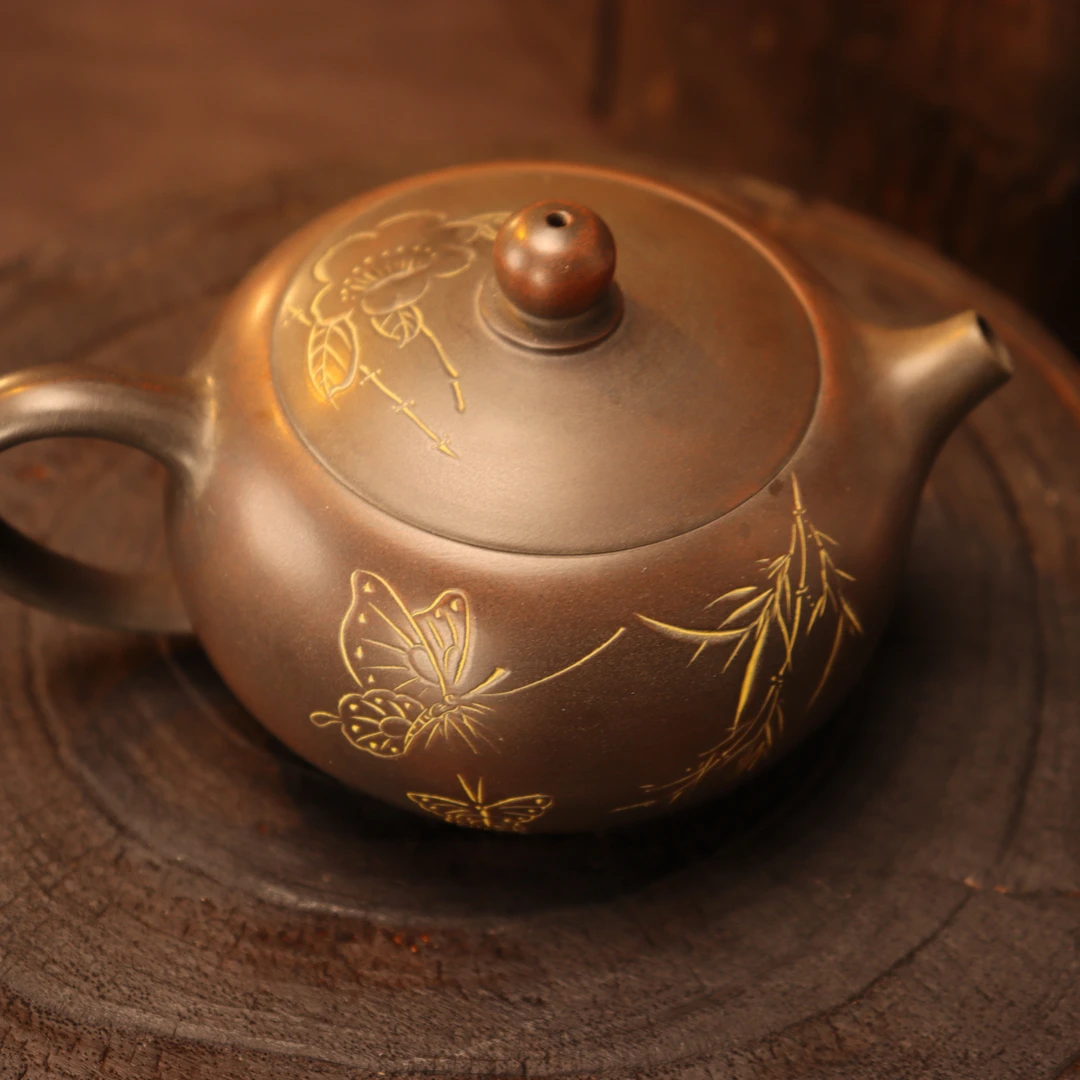 【闪购链接】钦州坭兴陶小西施壶茶壶纯手工
