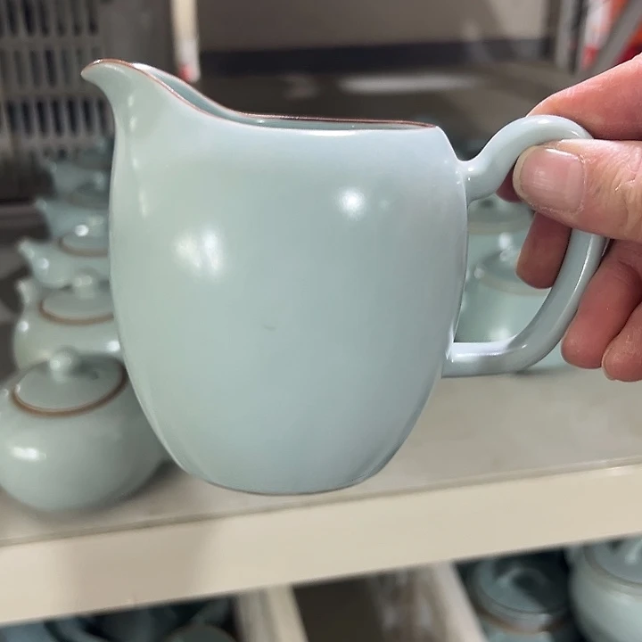 微瑕陶瓷茶壶茶杯家用